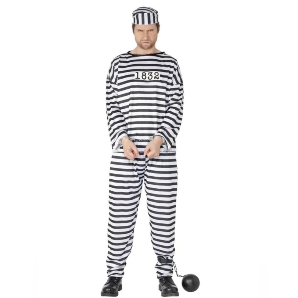 Smiffy's Convict Large Costume